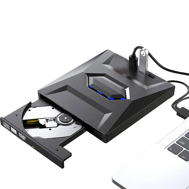 USB 3.0 Type-C External CD DVD RW Optical Drive DVD Burner DVD Writer Super Drive for Laptop Notebook COD