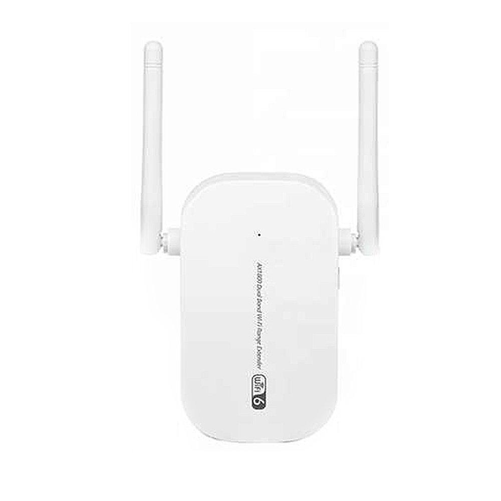 KuWfi AX1801U WiFi6 Repeater 2.4G/5.8G Dual Band 1800Mbps High-Speed WiFi Router Singal Extender Booster with 2 Antenna COD