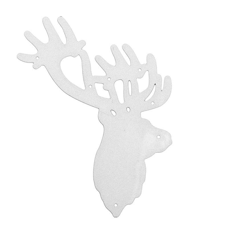 Reindeer Pattern Scrapbook DIY Album Card Paper Craft Maker Metal Dies Cutting Stencils COD