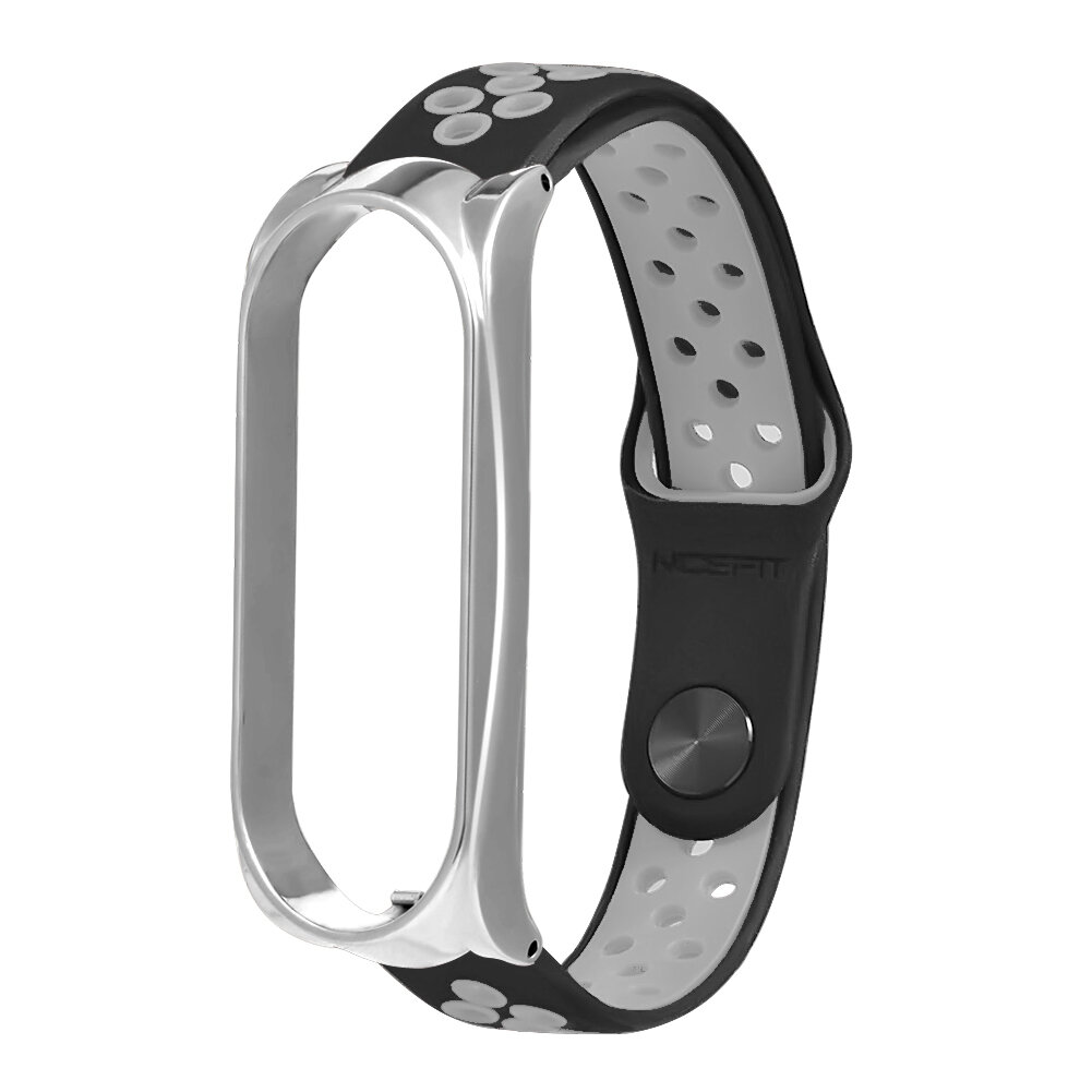 Bakeey Comfortable Breathable Silicone Watch Band Strap Replacement for Xiaomi Mi Band 6 / Mi Band 5 Non-Original COD