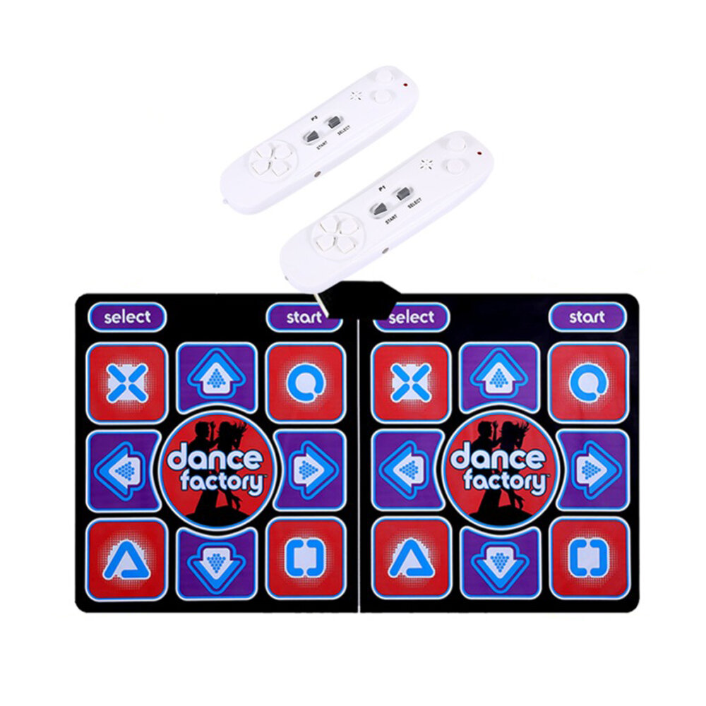 Wired Dancing Mat Pad Computer TV Slimming Blanket with Somatosensory Gamepad Massage Version COD