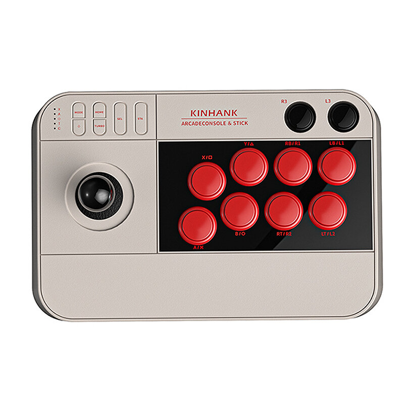 KINHANK Super Console-X Retro Arcade Game Box 64GB Video Game Controller Built-in 50000+ Games Support 50+ Emulators Multi-language 3D Joystick 8 Button Handheld Game Cosole EU Plug