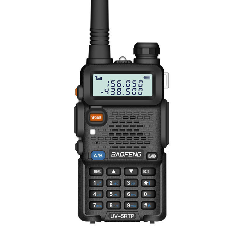 UK Standard Baofeng UV-5RTP High-power Walkie Talkie Dual Band Long Range Portable Waterproof Two Way Mini FM Radio COD